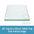 Square Glass Table Top 20 Inch Custom Annealed Clear Tempered, ¼" Thick Glass with Flat Polished Edge & Radius Corner for Dining Table, Coffee Table, Home & Office Use by TroySys