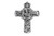 Pewter Catholic Saint St Brendan Pray for Us Wall Cross, 5 Inch