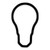 Lightbulb Cookie Cutter with Easy to Push Design (4 inch)
