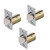 Dynasty Hardware 2-3/8" Backset Spring Latch for Augusta or Spartan Passage and Privacy Door Levers, Satin Chrome (3 Pack)