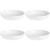 Everyday White by Fitz and Floyd Nevaeh Pasta Bowl, Set of 4