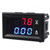 TOSSPER Mini Digital Voltmeter Ammeter Dc 100v 10a Panel Amp Volt Voltage Current Meter Tester Blue Red Dual Led Display