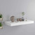 ZQQLVOO Modern Floating Wall Shelf,Wall Mounted Display Shelf,Wall Mounted Floating Shelves,Wall Storage Shelves,Floating Book Shelves,Bookshelf,Floating Wall Ledge Shelf,White 19.7"x9.1"x1.5" MDF
