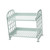 BESTonZON Storage Shelves Plastic 2 Small Storage Shelf Kitchen Storage Shelf Fruit Shelf Bathroom Storage Rack Vegetables Rack Double Layer Vegetable Rack