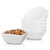 Zoneyila Ramekin 8 oz Dip Bowls Set,White Dipping Sauce Bowls/Dishes for Tomato Sauce, Soy, BBQ and other Party Dinner - Set of 6 (8oz)
