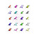 Hummingbird Nail Art Decals - Waterslide Nail Decals