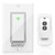 Smart Switch with App & Remote Control, Alexa Light Switch Single-Pole, 2.4GHz Wi-Fi Timer Wall Switch Compatible with Alexa Google Home, Smart Home Electrical Switch, Neutral Wire Needed