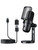 ???????? USB Microphone for PC,PC Mic for Streaming,Podcasts, Condenser Computer Desktop Mic on Mac/PS4/PS5 with Quick Mute,Gain knob & Monitoring Jack for Recording,Podcasting,YouTube