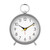Maxspace Small Alarm Clock,Battery Operated Table Clock with Light?Modern Quartz Movement, Silent Non-Ticking, 4in Decorative Desk Clock, Perfect for Living Room, Office, and Bedroom Decor