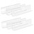 Yardwe 20pcs Partition Plate Kitchen Cabinet Shelves Cabinet Shelf Rack Magnetic Shelves T Shape Shelf Divider Clear Acrylic Shelf Dividers Supermarket Shelf Divider Plastic Shelf Divider