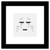Trends International Gallery Pops Minecraft: Iconic Pixels - Mobs - Ghast Wall Art, Black Framed Version, 12'' x 12''