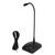 ASHATA Dynamic Gooseneck Microphone, Flexible Stand Mini Studio Speech Microphone 6.35mm Plug Gooseneck Mic Wired Microphone for Computer PC Desktop Notebook