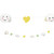 Fun Express Cloud Balloon Garland Decorating Kit - 9 ft. x 4.25' | Includes 4 Balloons | 6 Pcs.