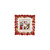 Villeroy & Boch 14-8332-3718 Pastry Plate, Porcelain, Red,Large