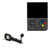 BoxWave Cable Compatible with Miyoo Mini Plus - USB Type-C Keychain Charger, Key Ring 3.1 Type C USB Cable for Miyoo Mini Plus - Jet Black