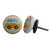 Indian Shelf 2 Pack Knobs for Dresser | Multicolor Kids Dresser Knobs | Bus Flat Kids Knobs | Ceramic Knobs and Pulls | Cabinet Knobs | Cabinet Pulls | Vintage Drawer knobs