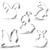 Easter Bunny Rabbit Cookie Cutter Set - 5 Piece - Stainless Steel