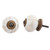 Indian Shelf 8 Pack Dresser Knobs Vintage|Etched Kitchen Knobs & Pulls for Cabinets|Drawer Hardware Pulls White|Vintage Door Knobs Ceramic|Modern Cabinet Knobs|Flower Knobs for Dresser Drawers
