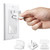 HiCanwn 50 Pack Outlet Covers, Baby Proofing Plug Covers Child Proof Electrical Protector Safety Socket Covers Electric Outlet Pulg Covers for Baby Child White