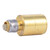 SharkBite 1-1/2 x 1/2 Inch Reducer, Push to Connect Brass Plumbing Fitting, PEX Pipe, Copper, CPVC, PE-RT, HDPE, UXL124116