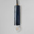Creative Co-Op EC0673 Modern Marble Ceiling Light, Black Pendant, 2.25" Round