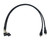 GenHaoQi 50CM 2PCS USB Header to Micro USB Dupont Cable,Micro USB Male to 5 Pin Motherboard Female Adapter Extended Cable (Straight), black