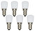 2W Mini Night Bulb E12 Refrigerator LED Light Bulb (Equivalent 15W Halogen Bulb) Small Candelabra LED Lamp E12 Appliance Bulb for Refrigerator, Salt Lamp, Porch, 6000K Cool White, Dimmable, Pack of 6