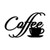 Coffee Wall Art Decal Cute Kitchen Coffee Station Letter Outdoors Wall Decal Vinyl Wall Art Murals Quotes for Garage Bathroom Cafe Hotel Wall Decoration 22in