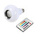 Fdit LED Bulbs Remote Control,Color Changing E27 12W LED RGB Speaker Bulb Wireless Music Playing Light Lamp with Remote Control