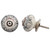 Indian Shelf 4 Pack Unique Drawer Pulls & Knobs|Floral Cabinet Drawer Pulls|Black Western Knobs|Ceramic Knobs for Kitchen Cabinets & Drawers|Decorative Drawer Knobs|Dresser Hardware Knobs