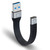 Poyiccot USB-C to USB 3.1 Adapter 10Gbps?USB C Female to USB A Male Adapter Cable, USB C to USB A Adapter Charger Soft Flat Short Cable with OTG Compatible with iPhone, Samsung Galaxy, MacBook