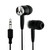 GRAPHICS & MORE Boston Terrier Face Pet Dog Novelty in-Ear Earbud Headphones - Black
