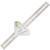 Multi-Function Stainless Steel Woodworking Triangular Level Ruler Combination Square Angle Triangular Level Ruler