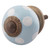 Indian Shelf 2 Pieces Pull Knob | Polka Dot Cabinet Hardware Pulls | Cute Door Knobs Turquoise | Unique Knobs for Cabinets and Drawers Ceramic | Vintage Knobs for Dresser Drawers | Kids Dresser Knobs