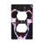 Creepy Skull Duplex Outlet Decorator Light Switch Covers Receptacle Outlet Wall Plates, Electrical Outlet Covers Plates