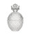 123Arts Pineapple Candy Dish Crystal Glass Embossed Container Storage Jar with Lid