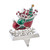 Kurt S. Adler 7.3-Inch Metal Sleigh Stocking Hanger