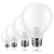 4 Pack Warm White Bathroom Light Bulbs, 60 watt Equivalent, E26 Medium Base, G25 LED Globe Light Bulbs for Bathroom Vanity, 2700K Round Light Bulb Over Mirror, 120V, Non-dimmable