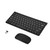 ciciglow Wireless Keyboard Mouse Combo Waterproof 2.4GHz Wireless Keyboard and Mouse Kit for Desktop Laptop(Black)