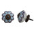 Indian Shelf 4 Pieces Dresser Door Knobs | Pumpkin Knobs and Pulls | Turquoise Kitchen Cabinet Pulls | Ceramic Cute Knobs | Decorative Knobs for Cabinets and Drawers | Kids Knobs for Dresser Drawers