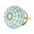 Indian Shelf 8 Pack Hardware Knobs|Spider Western Cabinet Knobs|Sea Green Knobs for Dresser Drawers Kids|Ceramic Dresser Door Knobs|Pulls & Knobs for Cabinets & Drawers|Single Hole Cabinet Pulls