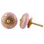 Indian Shelf 2 Pieces Pulls for Cabinets and Drawers | Strewn Flat Decorative Knobs | Farmhouse Kitchen Knobs for Cabinets Pink | Drawer Knobs for Dresser Ceramic | Dresser Knobs Girls | Pull Knobs