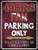 SMART BLONDE 49ers Metal Novelty Parking Sign P-2008