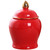 Hemoton Vase Ceramic Storage Jar Kitchen Canister Tea Storage Coffee Jar Condiment Jar with Airtight Lid Nuts Can Canister for Tea Coffee Sugar Spices Red Ceramic Ceramic Food Containers
