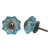 Indian Shelf 4 Pieces Dresser Knobs | Marigold Flower Cabinet Knobs and Pulls | Vintage Dresser Pulls Turquoise | Cupboard Knobs Glass | Cabinet Drawer Knobs | Single Drawer Knob