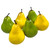 6 Pcs Artificial Pears Set, Lifelike Fake Pear Yellow Pears Artificial Green Pears, Faux Fake Fruits for Home Decoration Party Photography Props