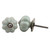 Indian Shelf 8 Pack Cute Door Knobs|Etched Cabinet Knobs Unique|Green Knobs for Dresser Drawers Kids|Ceramic Nursery Knobs for Dresser|Pull Knobs for Cabinets & Drawers|Kitchen Cabinet Door Pulls