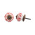 Indian Shelf 4 Pieces Shabby Chic Knobs | Buttercup Cabinet Knobs Vintage | Red Vintage Drawer Knobs | Ceramic Dresser Knobs | Pulls and Knobs Gold | Kitchen Pulls for Cabinets