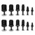 12pcs HVAC Repairing Set Air Conditioner Copper Tube Expander Swaging Tool Manual Pipe Swage Expander Drill Bit Soft Copper Tubing Bit with 1/4'', 3/8'', 1/2'', 5/8'', 3/4'', 7/8' Bits