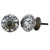 Indian Shelf 12 Pieces Unique Knobs for Cabinets and Drawers | Floral Drawer Knobs | Black Dresser Knobs Wood | Ceramic Kitchen Knobs and Pulls for Cabinets | Cabinet Pulls | Bathroom Knobs
